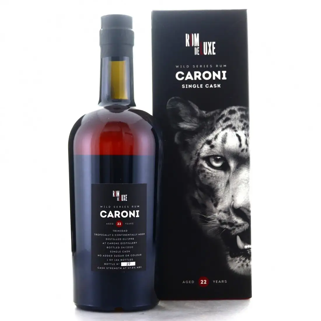 High resolution image of Romdeluxe Caroni Wild Series Rum Caroni No. 6 1998