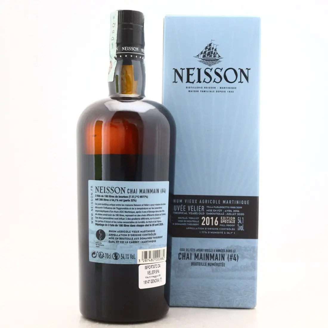 High resolution image of Velier Neisson Cuvée Chai 4 MainMain 2016