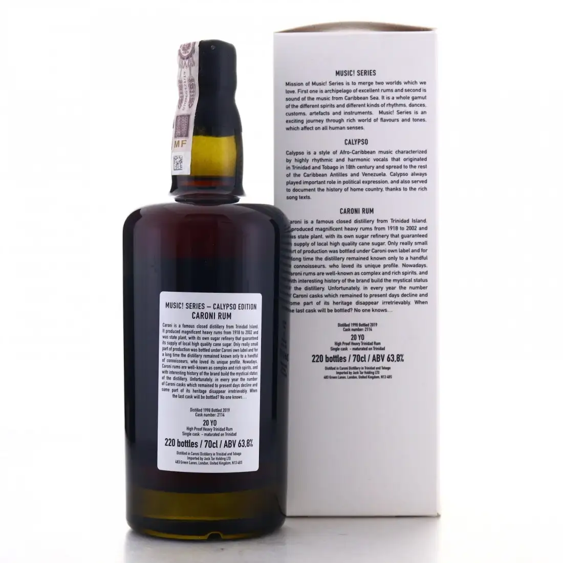 High resolution image of Jack Tar Caroni Old Music! Series Calypso Edition 1998