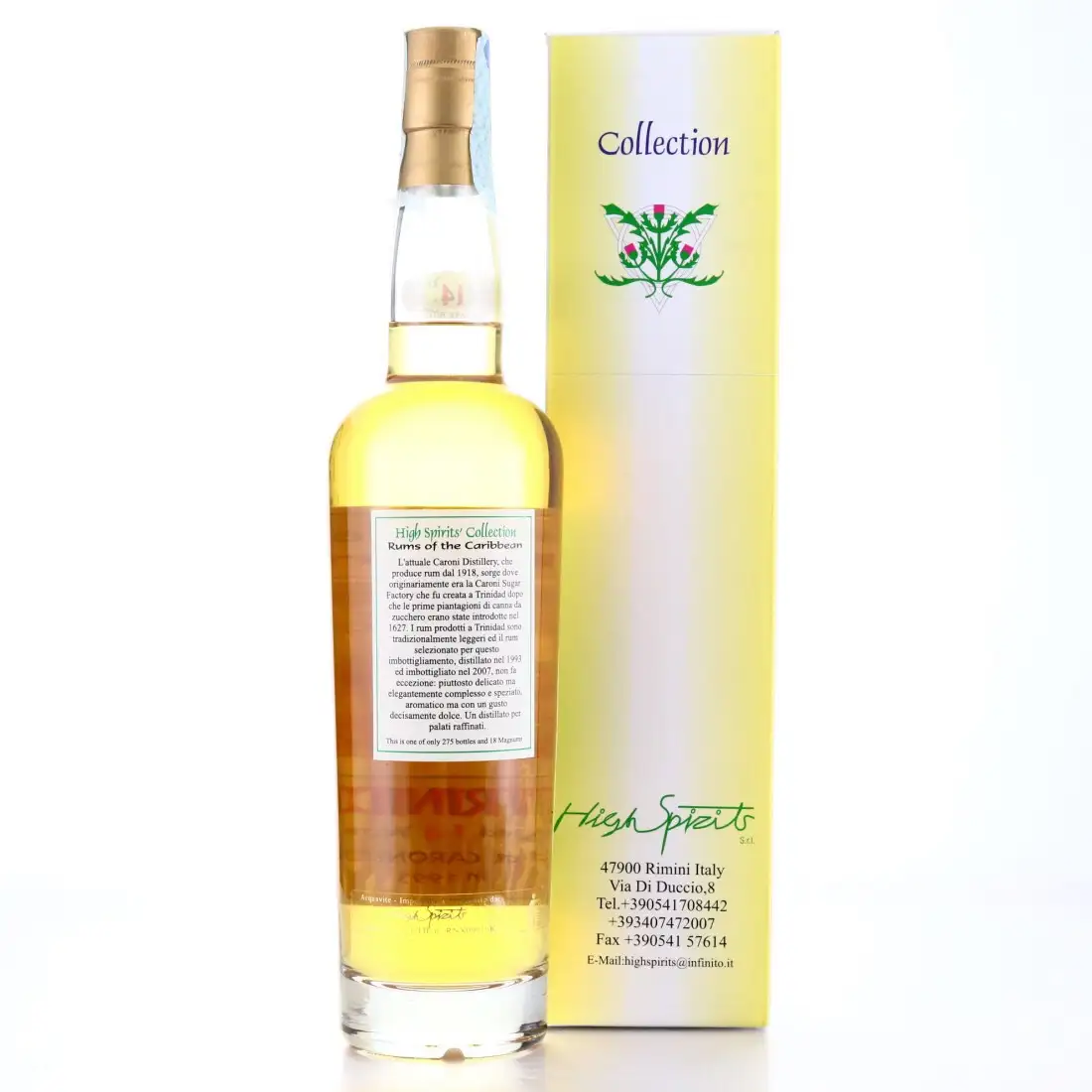 High resolution image of High Spirits Collection Caroni 1993