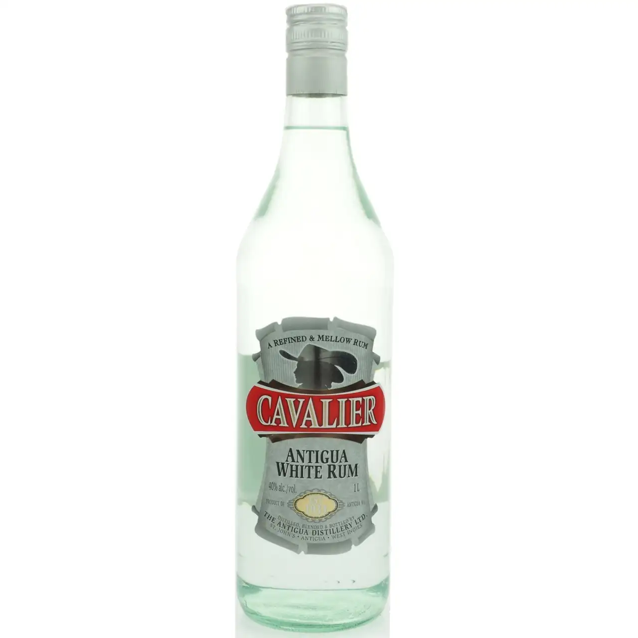 Bottle of The Antigua Distillery Cavalier White Rum