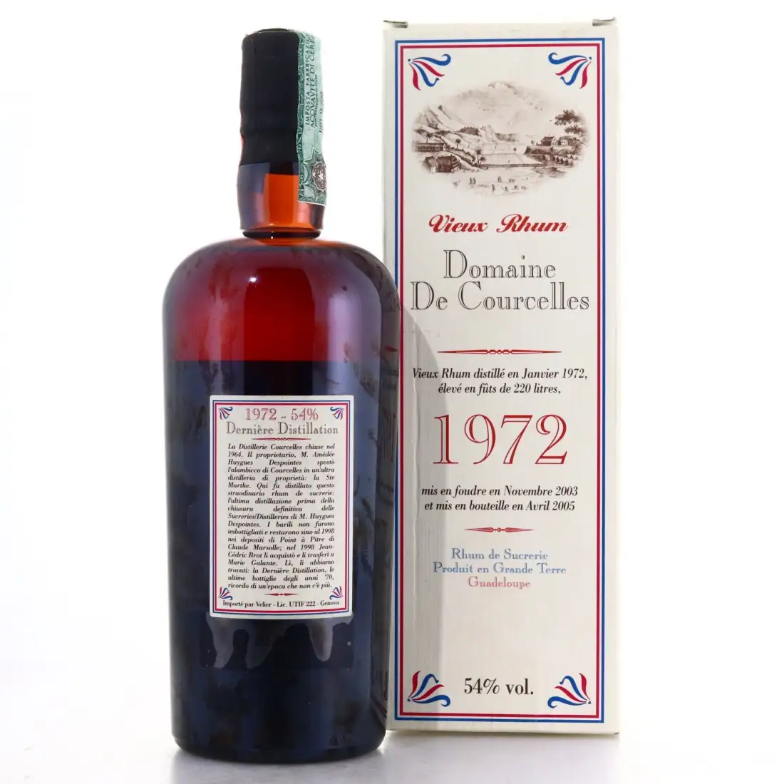 High resolution image of Velier Domaine de Courcelles Grande Réserve 1972