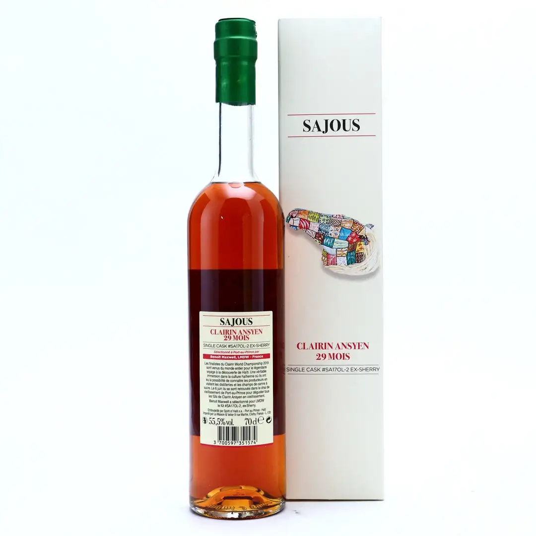 Hochauflösendes Bild von Velier Chelo Clairin Ansyen Sajous (LMDW) 2017