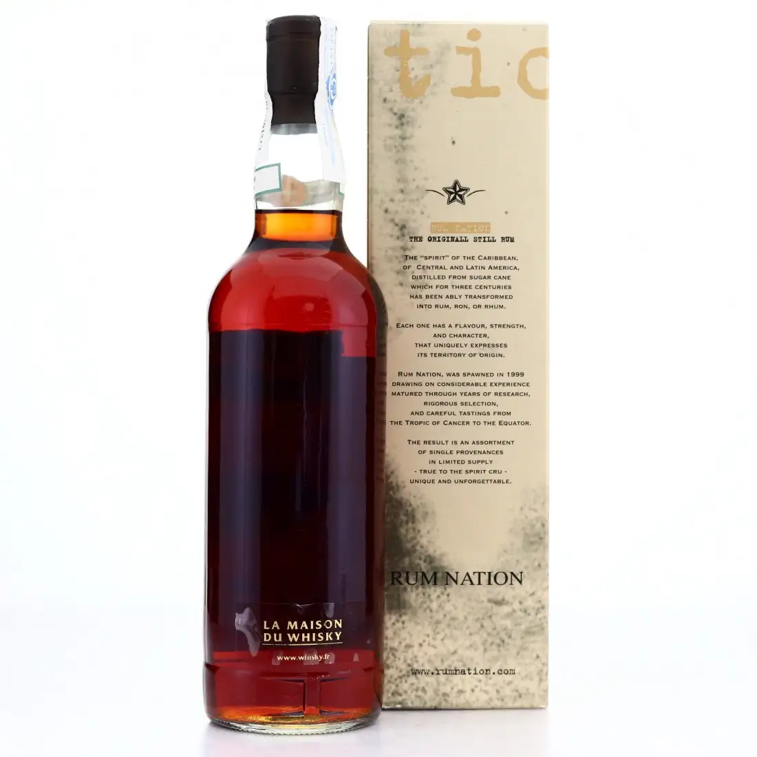 High resolution image of Rum Nation Nicaragua The Original Still Rum 2004