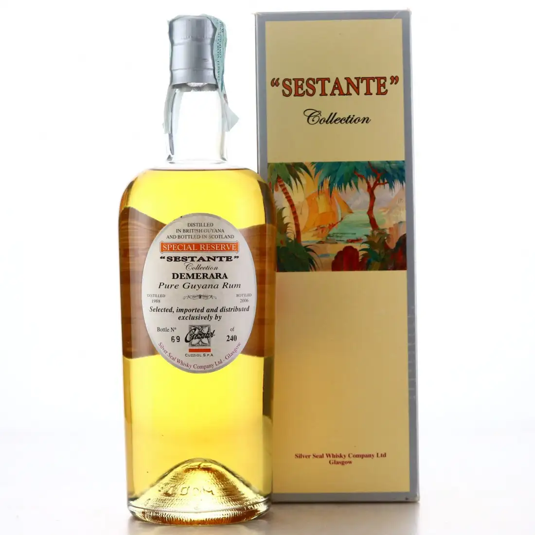 Hochauflösendes Bild von Silver Seal Enmore Sestante 1988