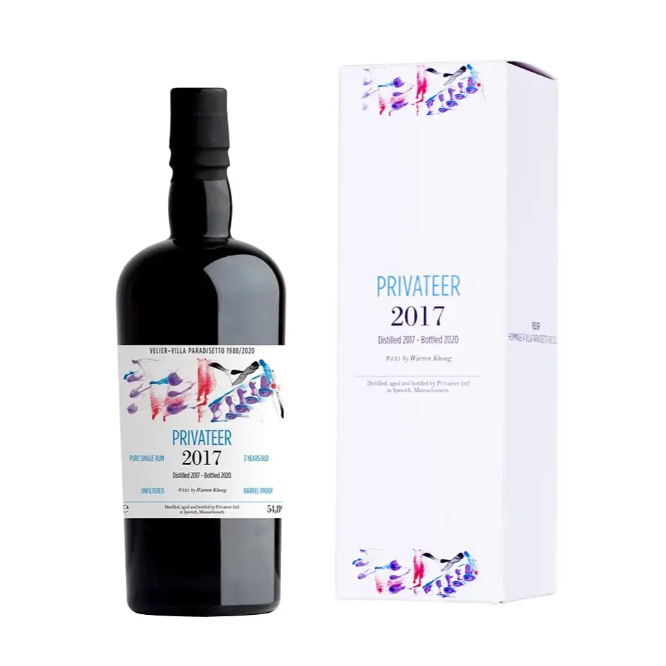 Bottle of Velier Privateer Warren Khong Villa Paradisetto 1988/2020 2017