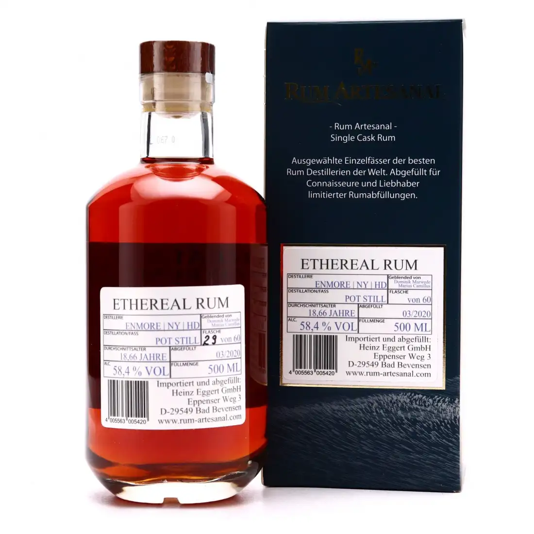 Image haute résolution de RA Ethereal Blended Rum (Single Cask Rum Blog)