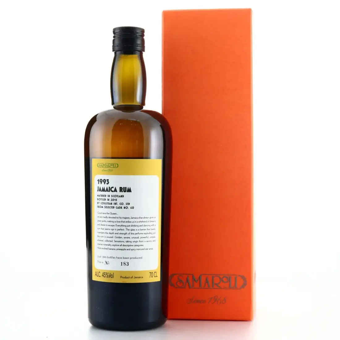 High resolution image of Samaroli Hampden Jamaica Rum 1993