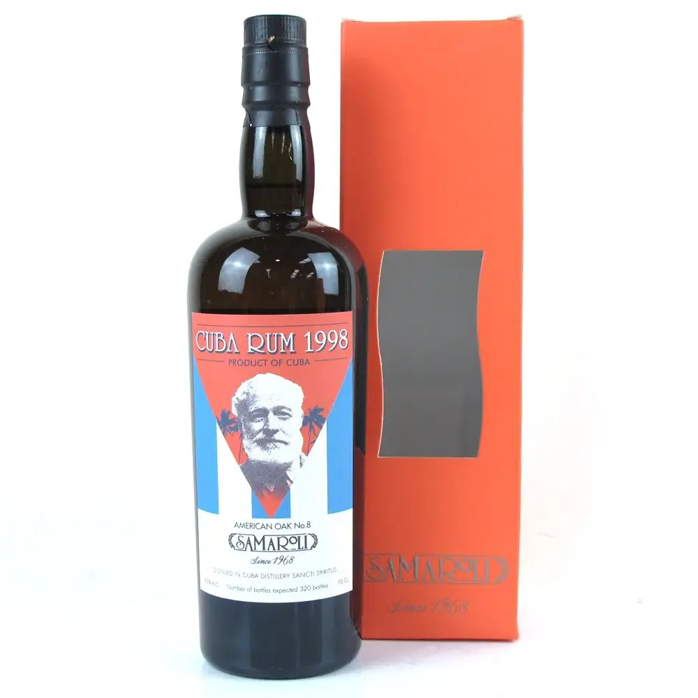 Bottle of Samaroli Sancti Spiritus Cuba Rum 1998