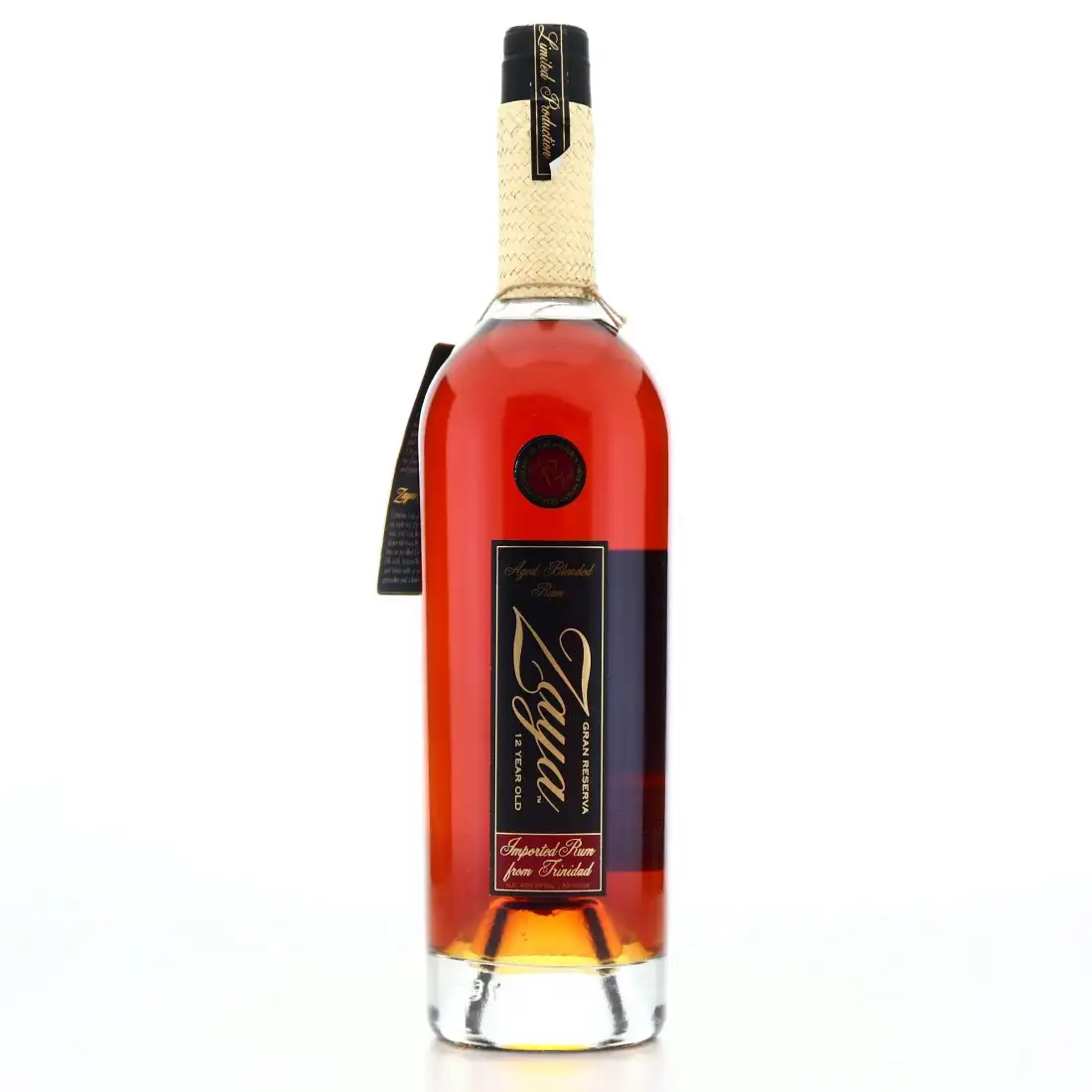 Bottle of T.D.L Zaya Rum Gran Reserva 12 Year Old
