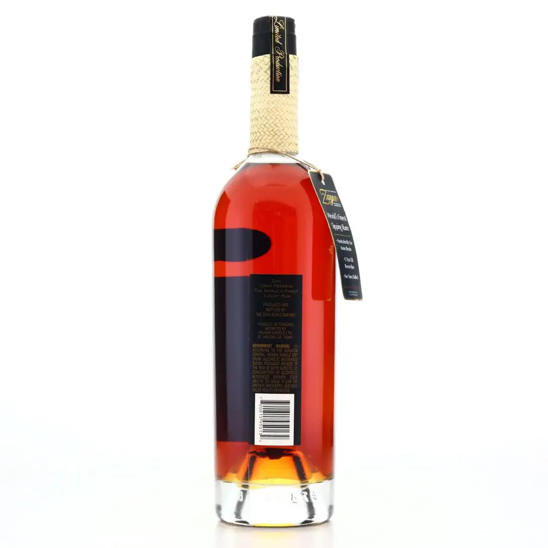 Image haute résolution de T.D.L Zaya Rum Gran Reserva 12 Year Old