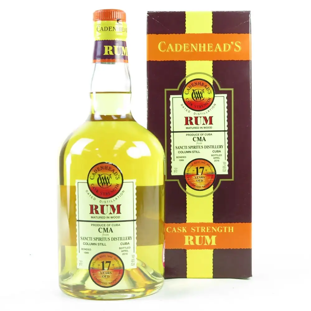 Bottle of Cadenhead‘s Sancti Spiritus CMA 1999