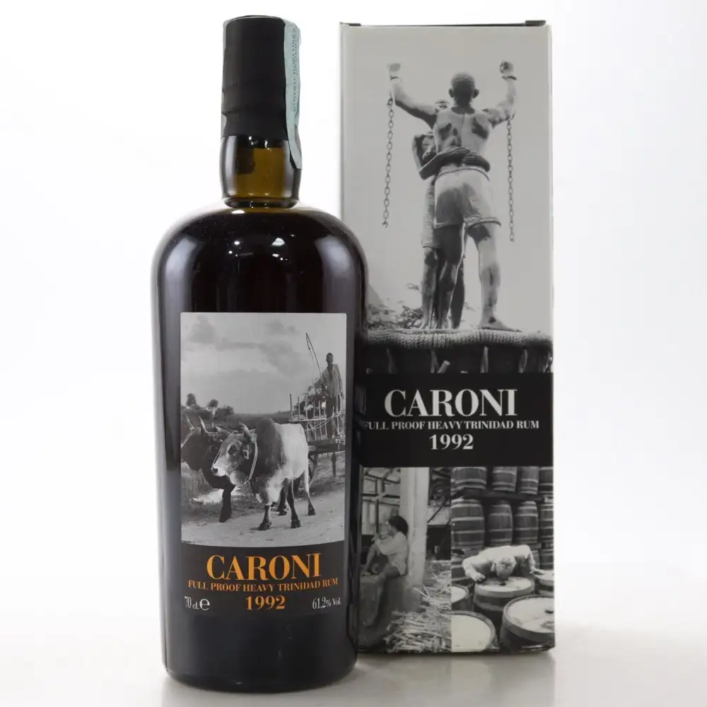 Bottle of Velier Caroni Heavy Trinidad Rum HTR 1992