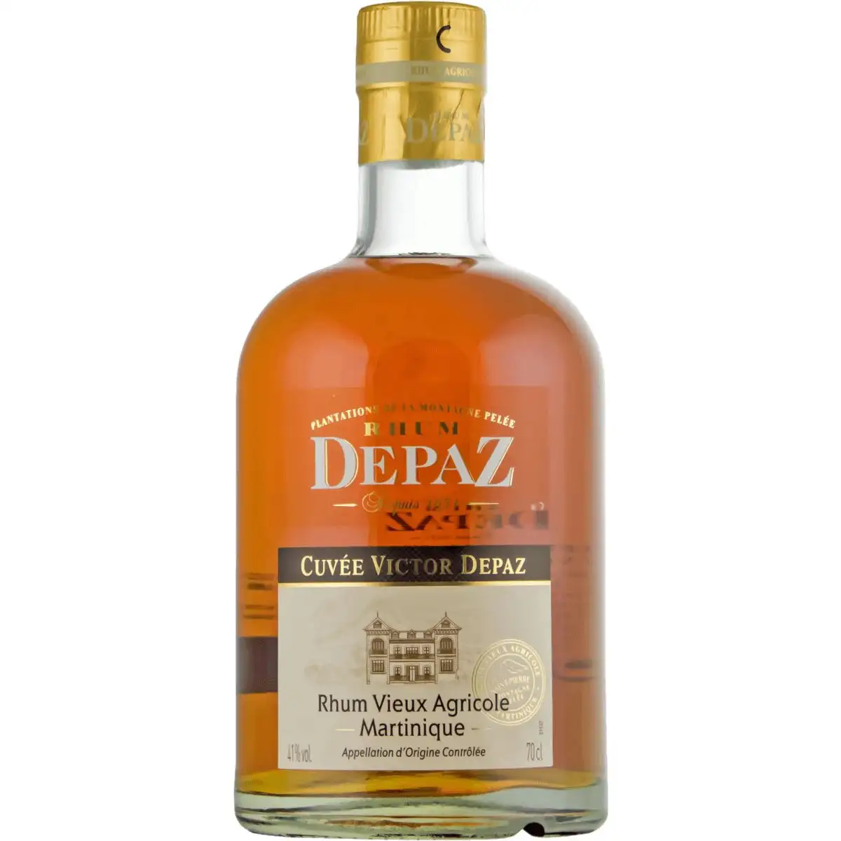 Bottle of Depaz Cuvée Victor