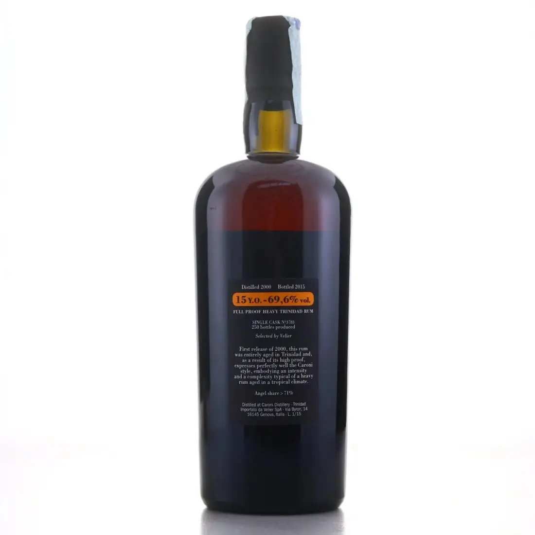 Image haute résolution de Velier Caroni Heavy Trinidad Rum (Velier) HTR 2000