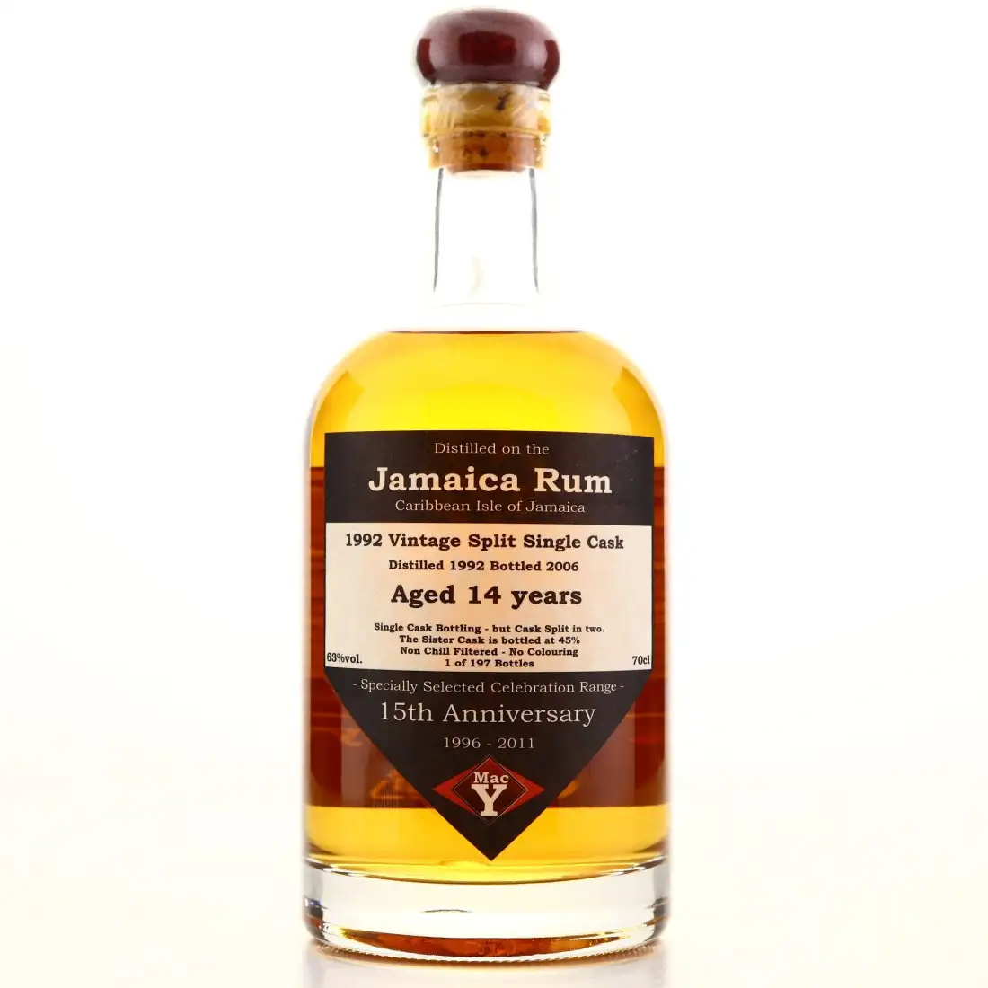 Bottle of Mac Y Vintage Split Single Cask 1992