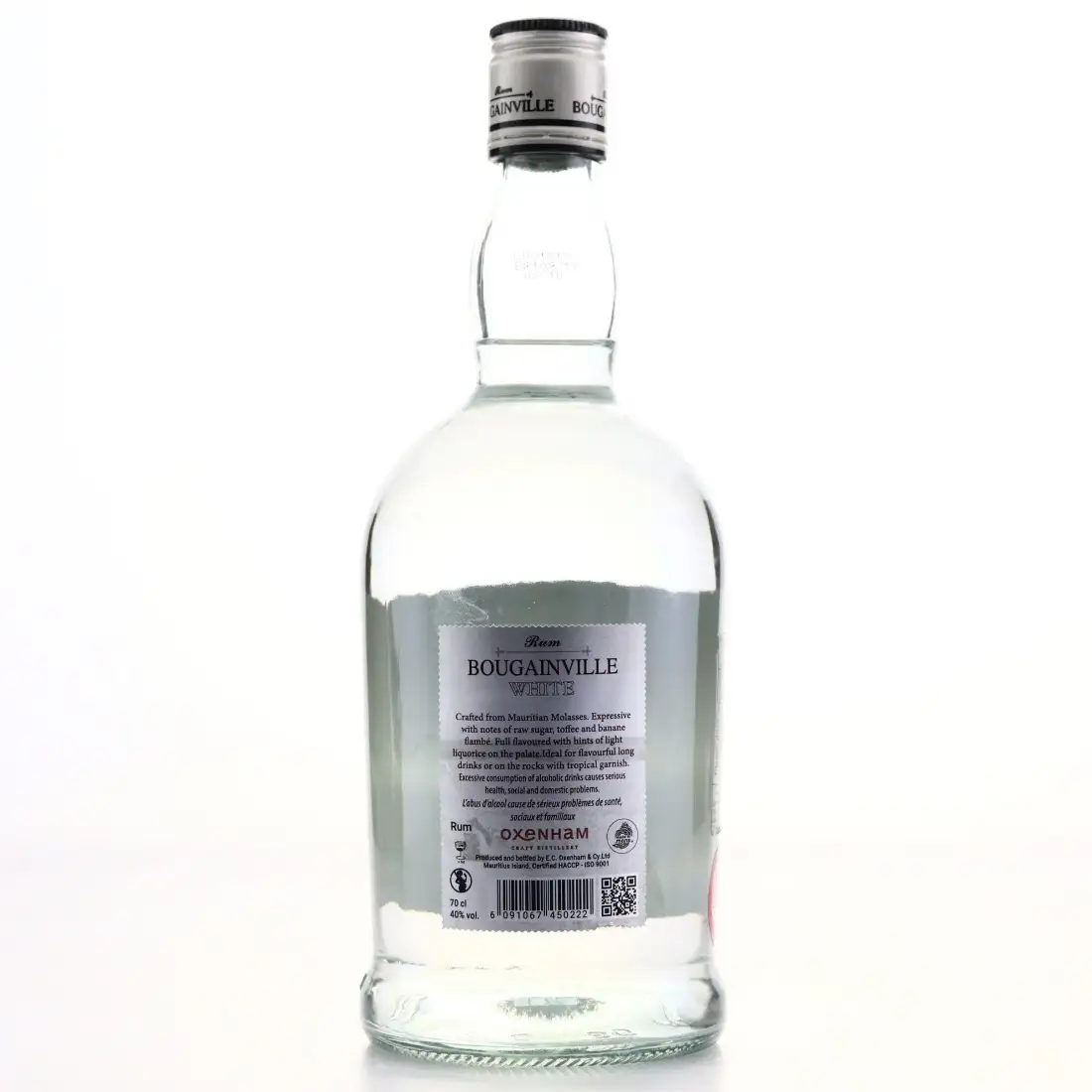 Image haute résolution de Oxenham Craft Distillery Bougainville White Rum