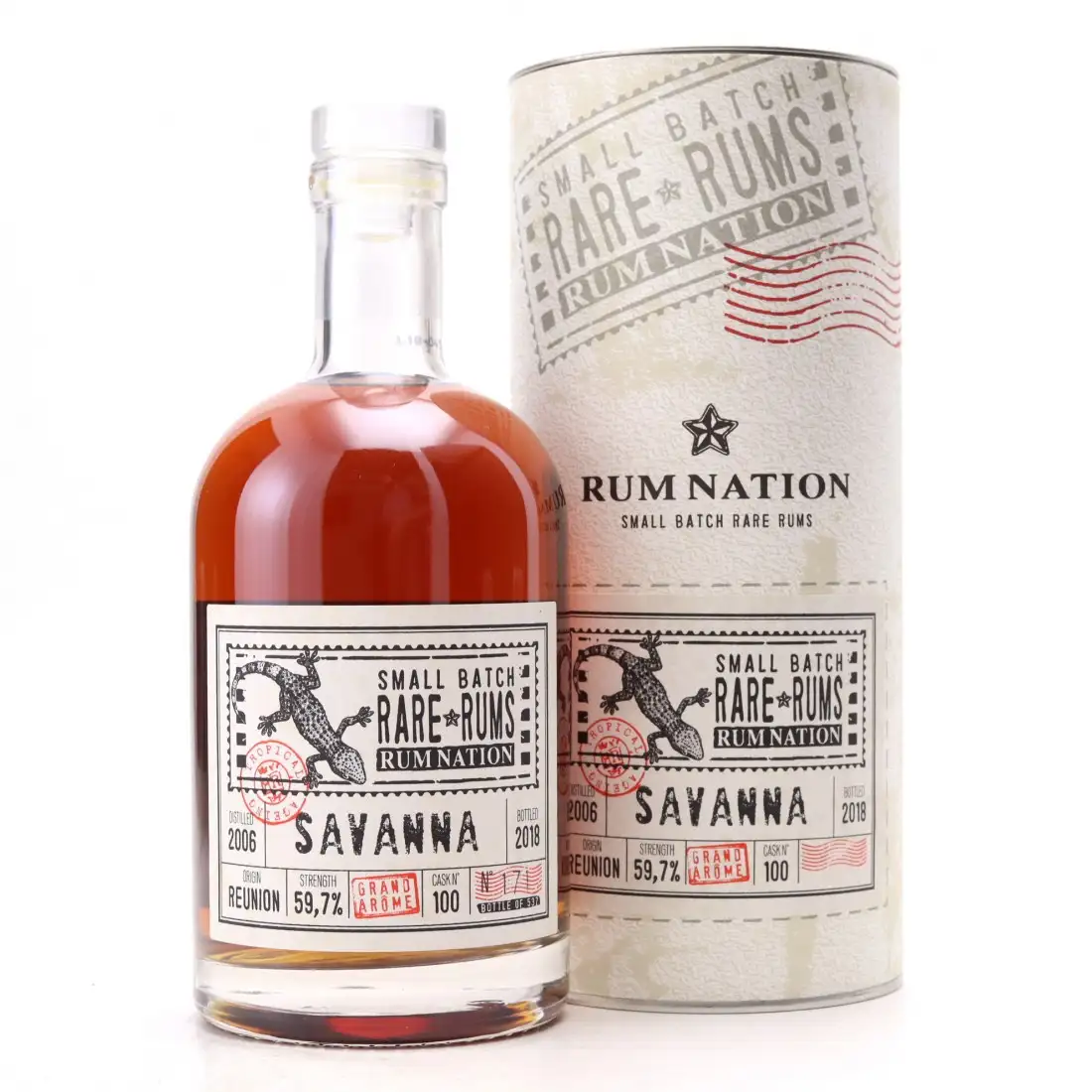 Image haute résolution de Rum Nation Savanna Small Batch Rare Rums Grand Arôme 2006