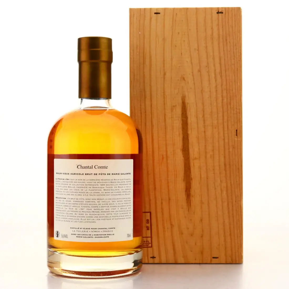 High resolution image of Rhum Chantal Comte Bielle La Tour De L‘Or