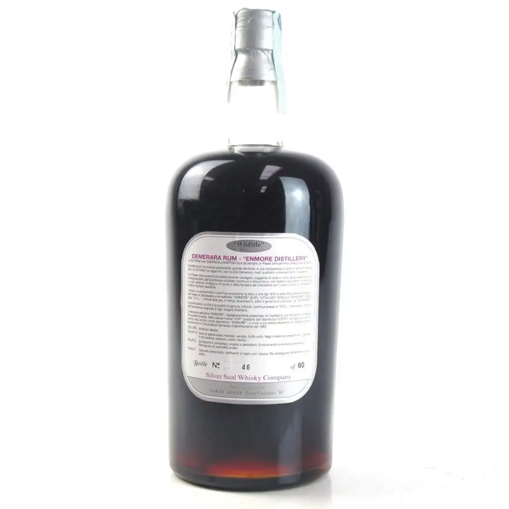 High resolution image of Silver Seal Diamond Pure Demerara Rum Magnum MEC 1988