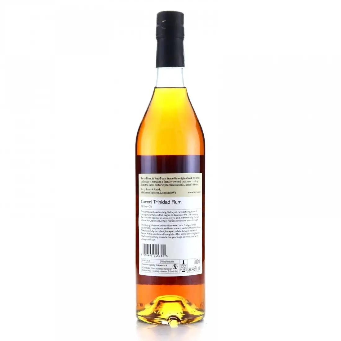 High resolution image of Berry Bros &amp; Rudd Caroni Trinidad Rum HTR 1997