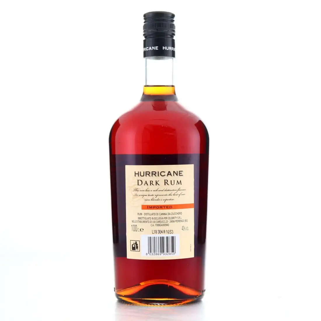 High resolution image of Celebrity SRL Hurricane Dark Rum