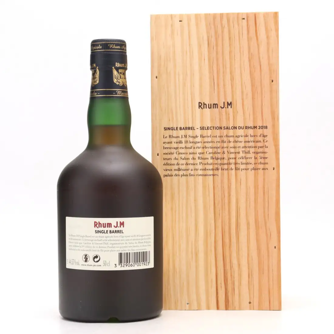 Image haute résolution de Rhum J.M Single Barrel (Selected by Salon du Rhum) 1999