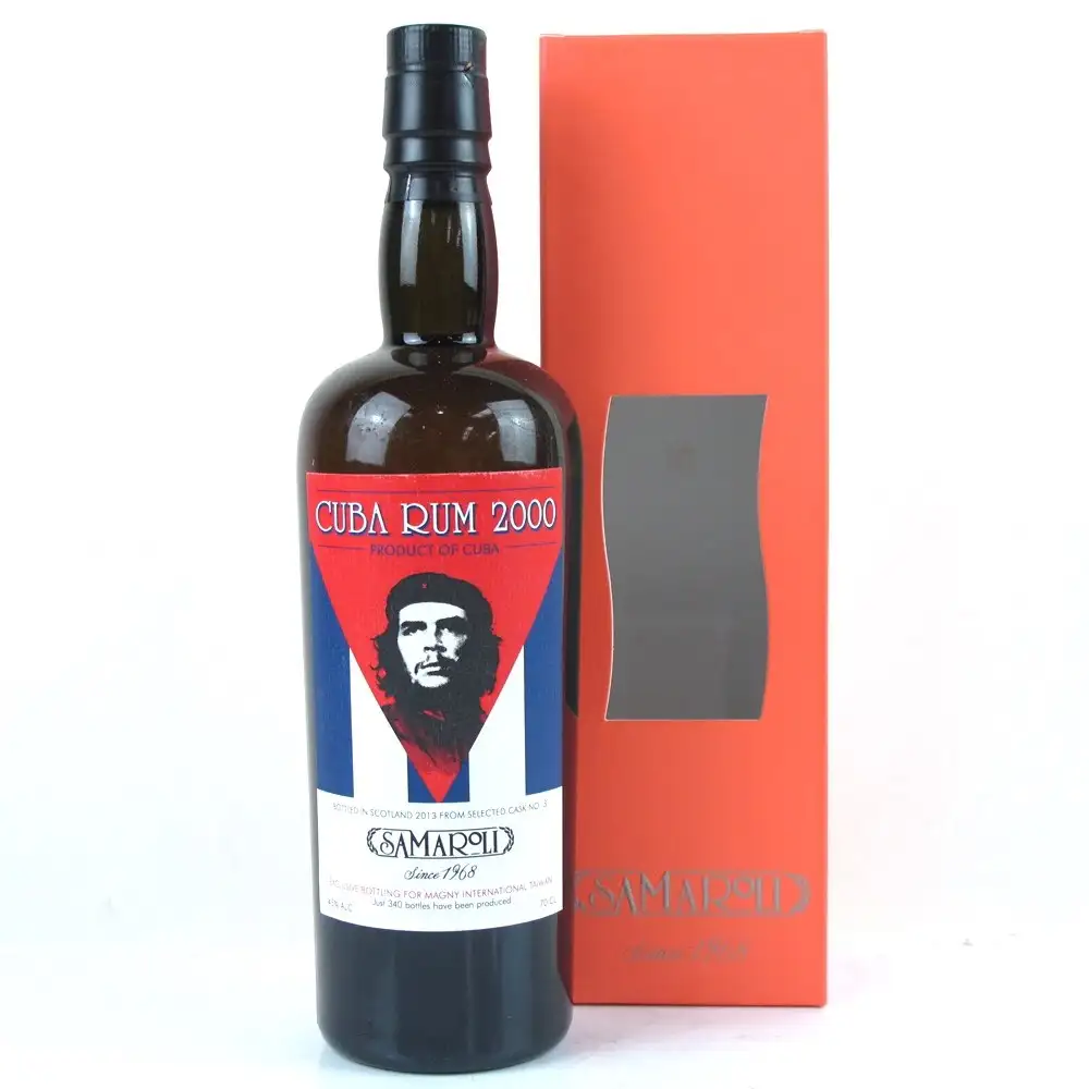Bottle of Samaroli Sancti Spiritus Cuba Rum 2000