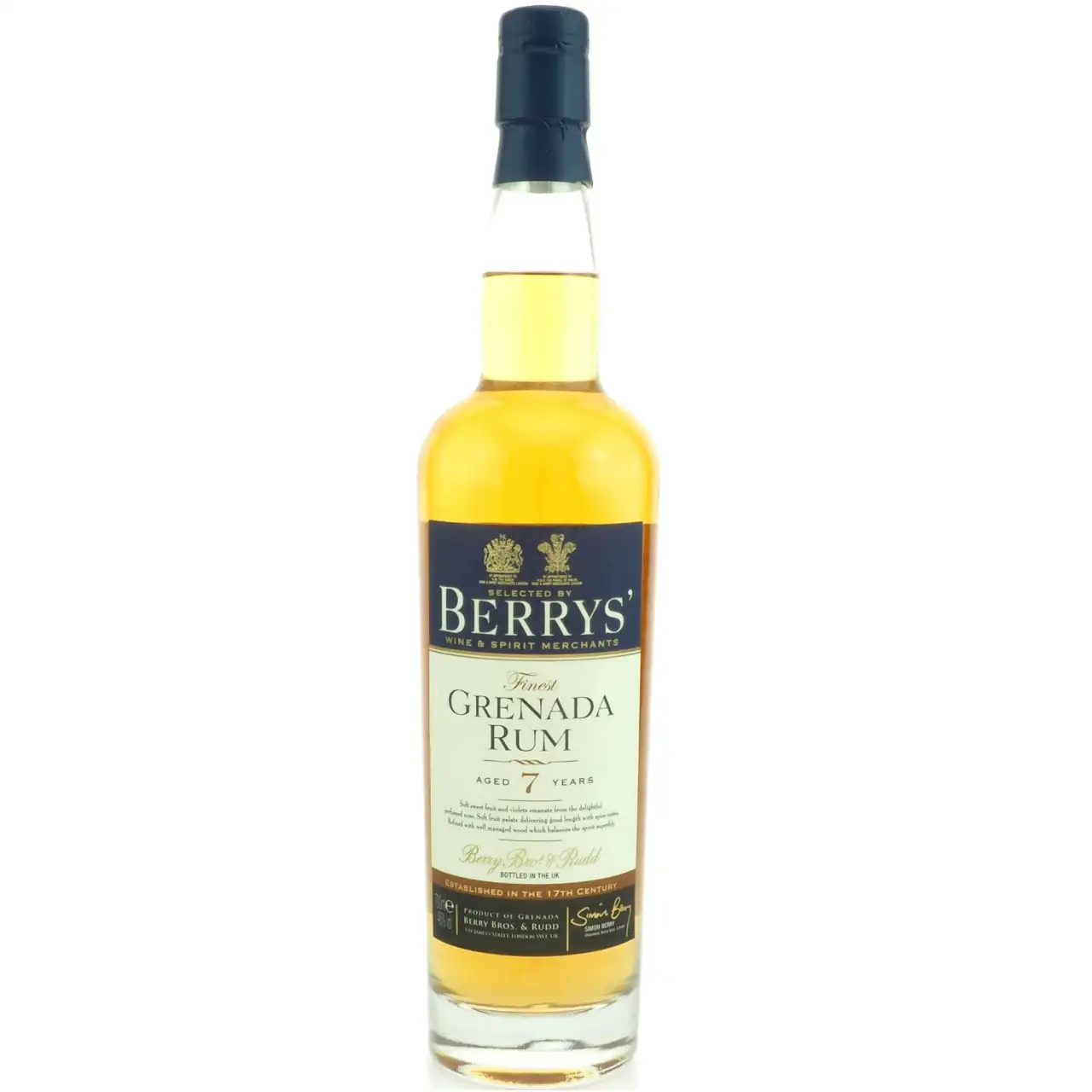 Bottle of Berry Bros & Rudd Westerhall Estate Finest Grenada Rum