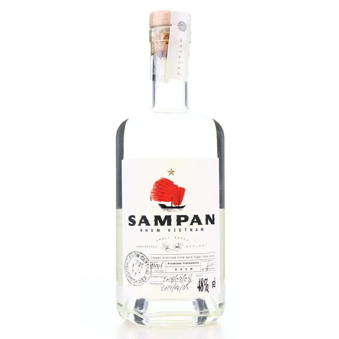 Bottle of Distillerie d’Indochine Sampan Small Batch 2018