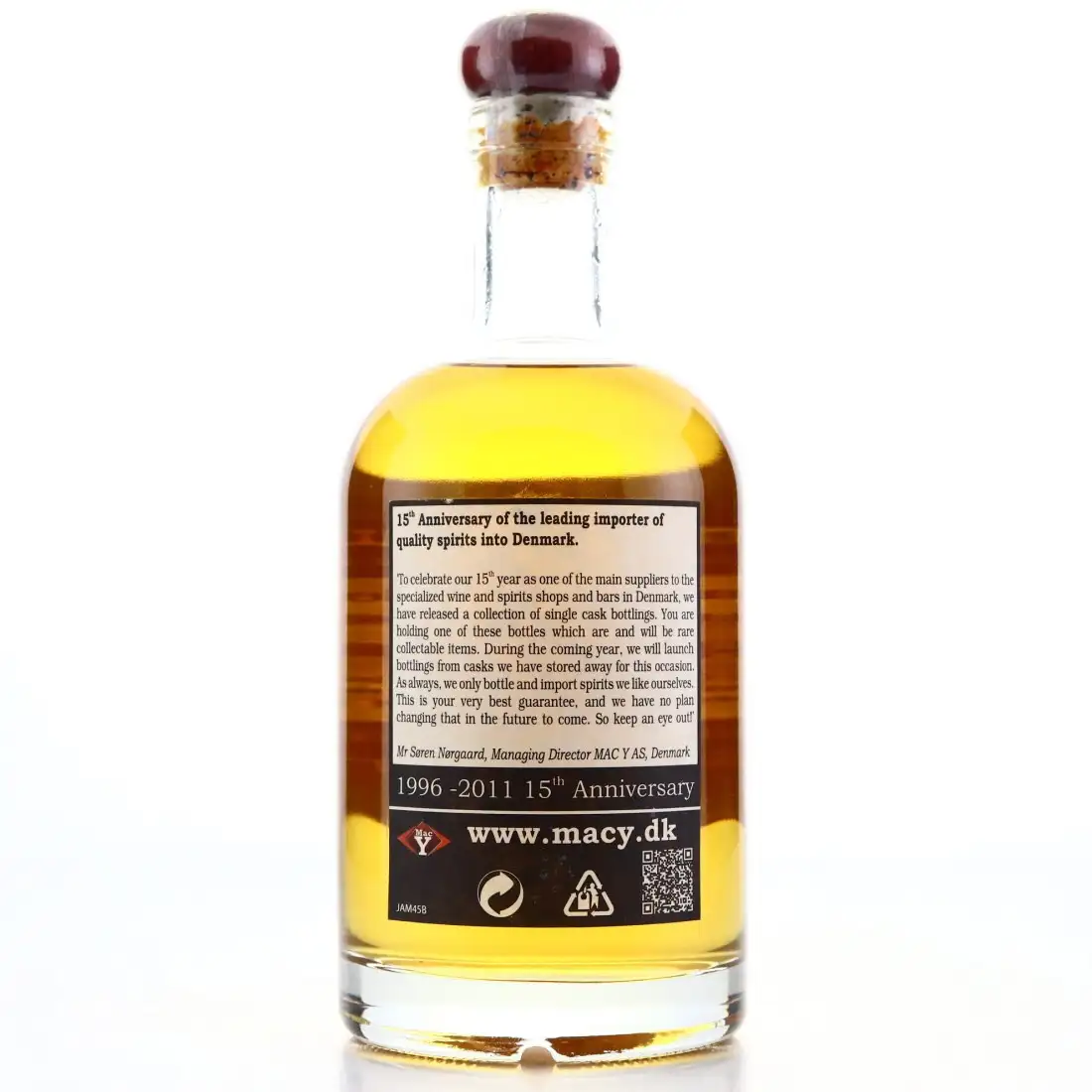 High resolution image of Mac Y Vintage Split Single Cask 1992