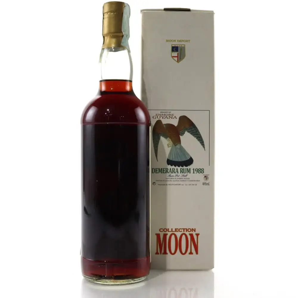 Image haute résolution de Moon Import Enmore (Versailles) Demerara Rum 1988