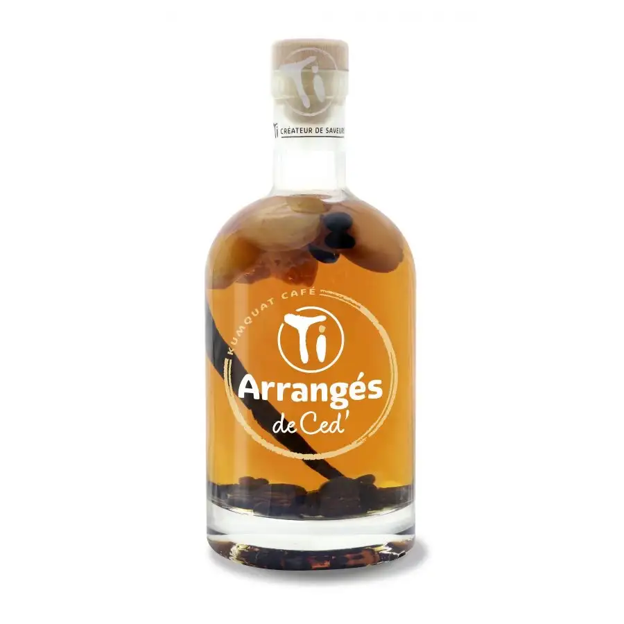 Bottle of Ti Arrangés de Ced‘ Kumquat Café Les Rhums de Ced