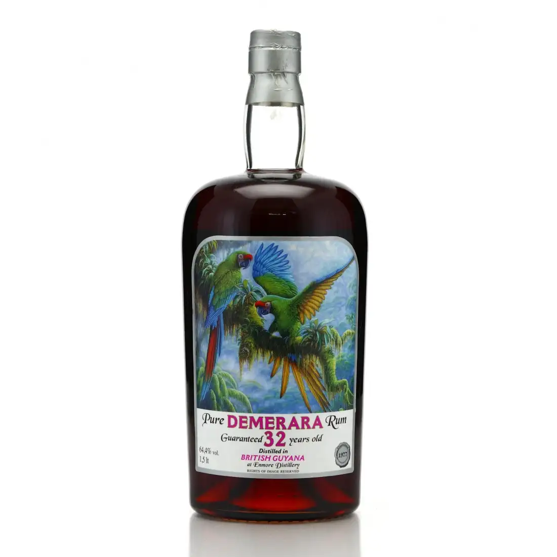 Image haute résolution de Silver Seal Enmore Demerara Rum Magnum 1977