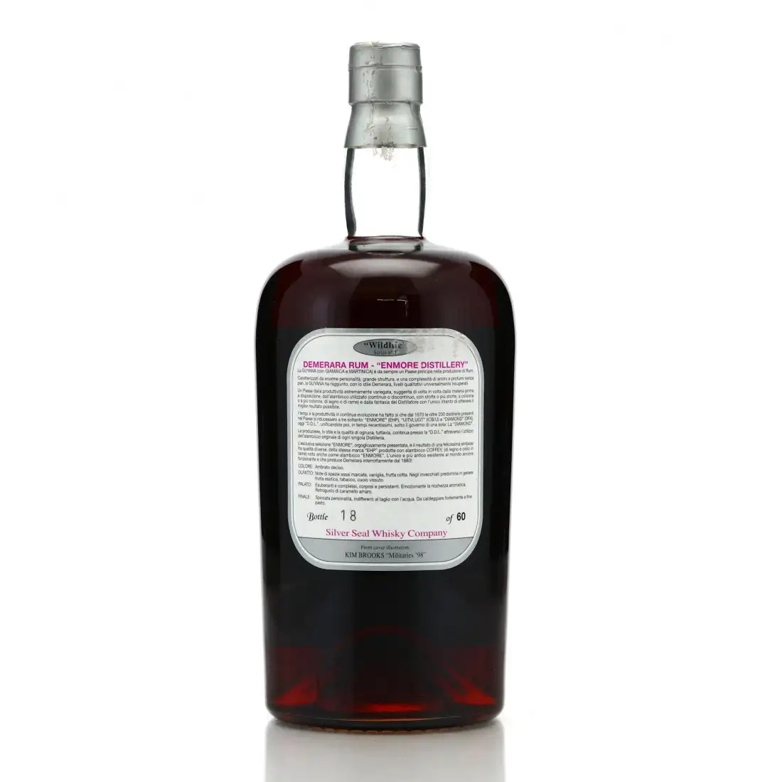 Image haute résolution de Silver Seal Enmore Demerara Rum Magnum 1977