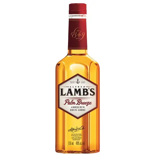 Bottle of Alfred Lamb‘s Palm Breeze - Amber Rum