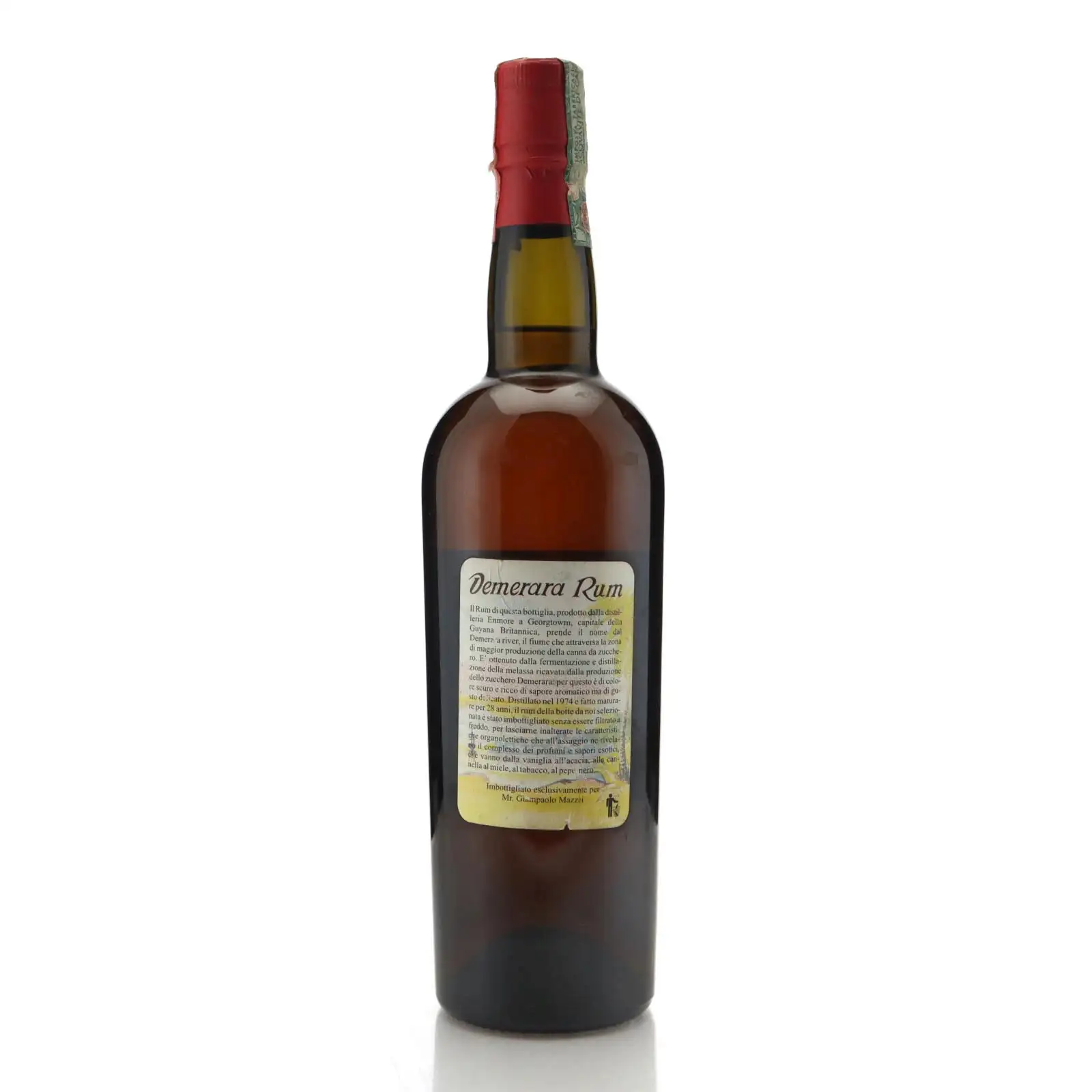High resolution image of High Spirits Collection Enmore Fine Old Demerara Rum 1974