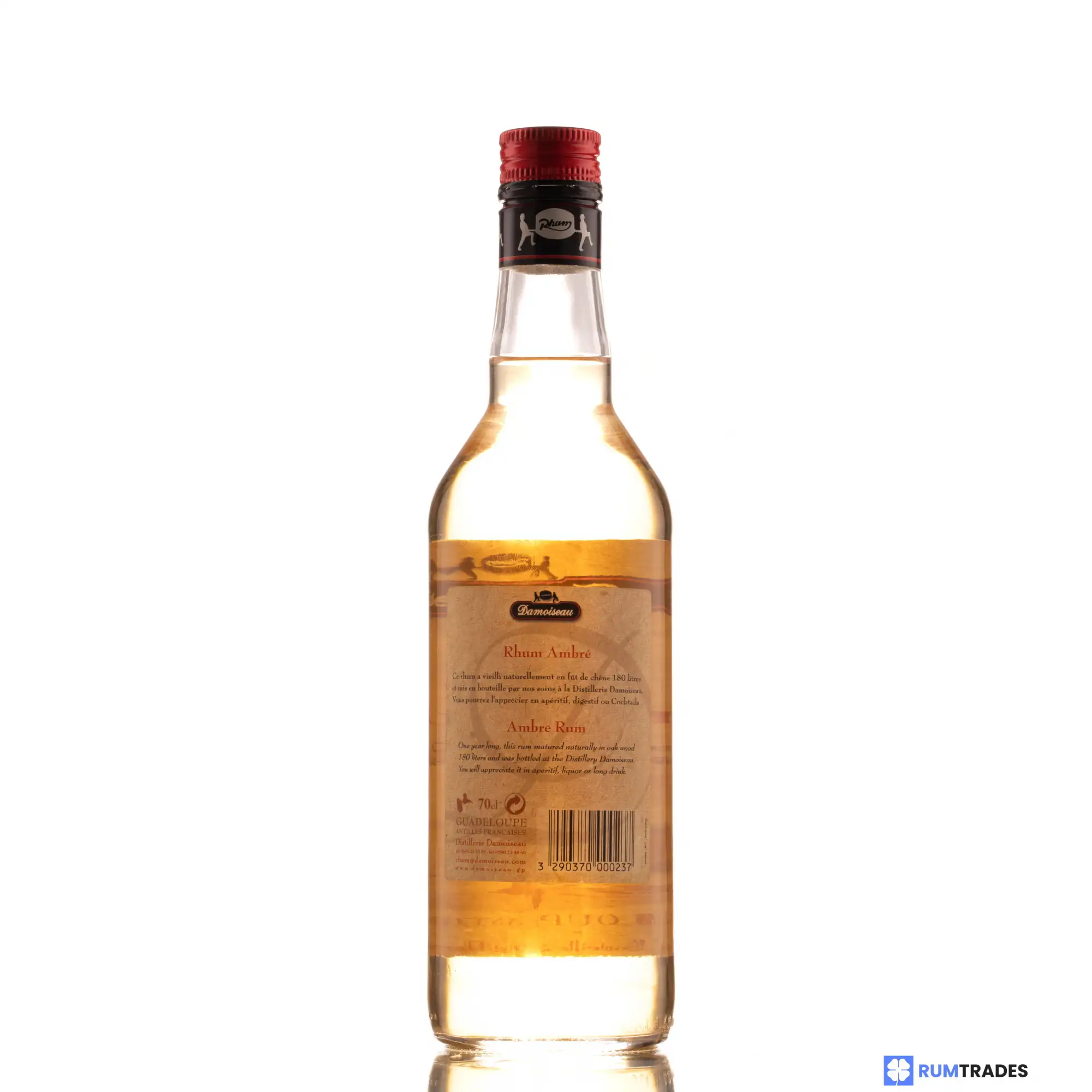 High resolution image of Damoiseau Rhum Ambré 1980