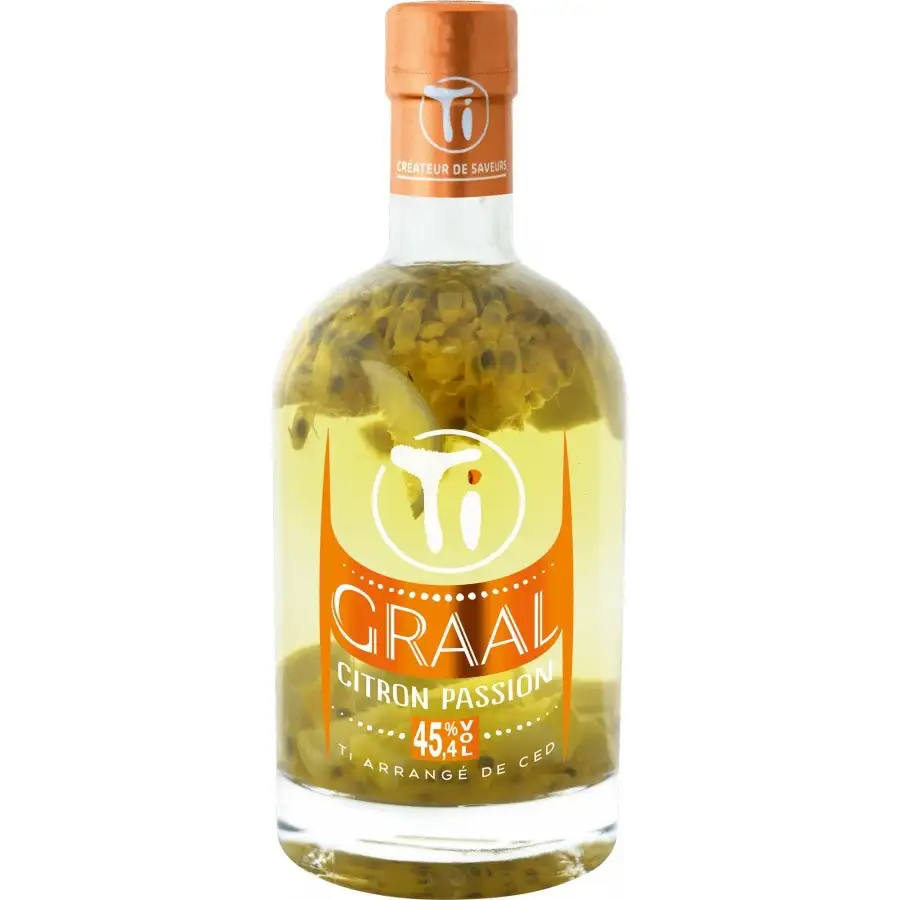 Bottle of Ti Arrangés de Ced‘ GRAAL Citron Passion Les Rhums de Ced