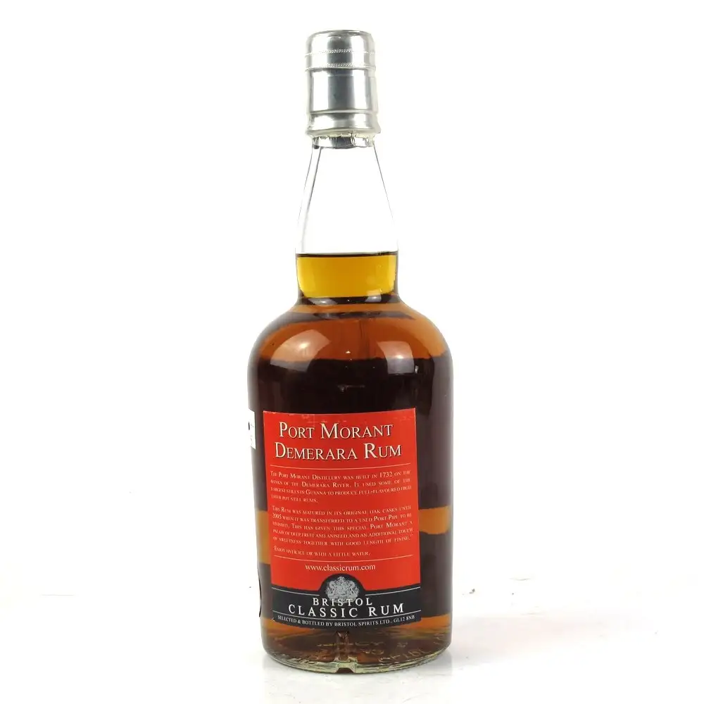 Hochauflösendes Bild von Bristol Port Mourant Demerara Rum 1990