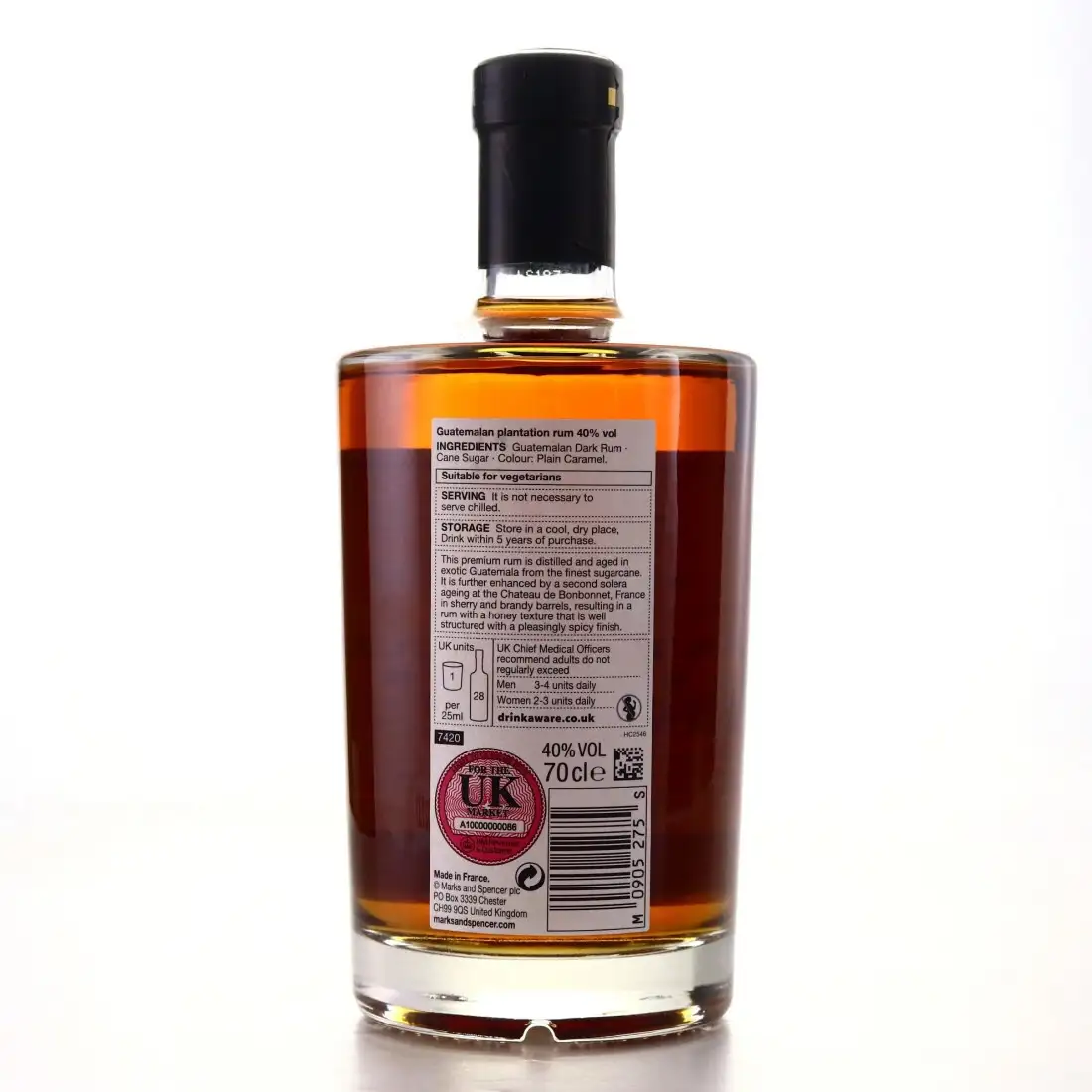 High resolution image of Marks and Spencer Darsa Guatemalan Plantation Rum