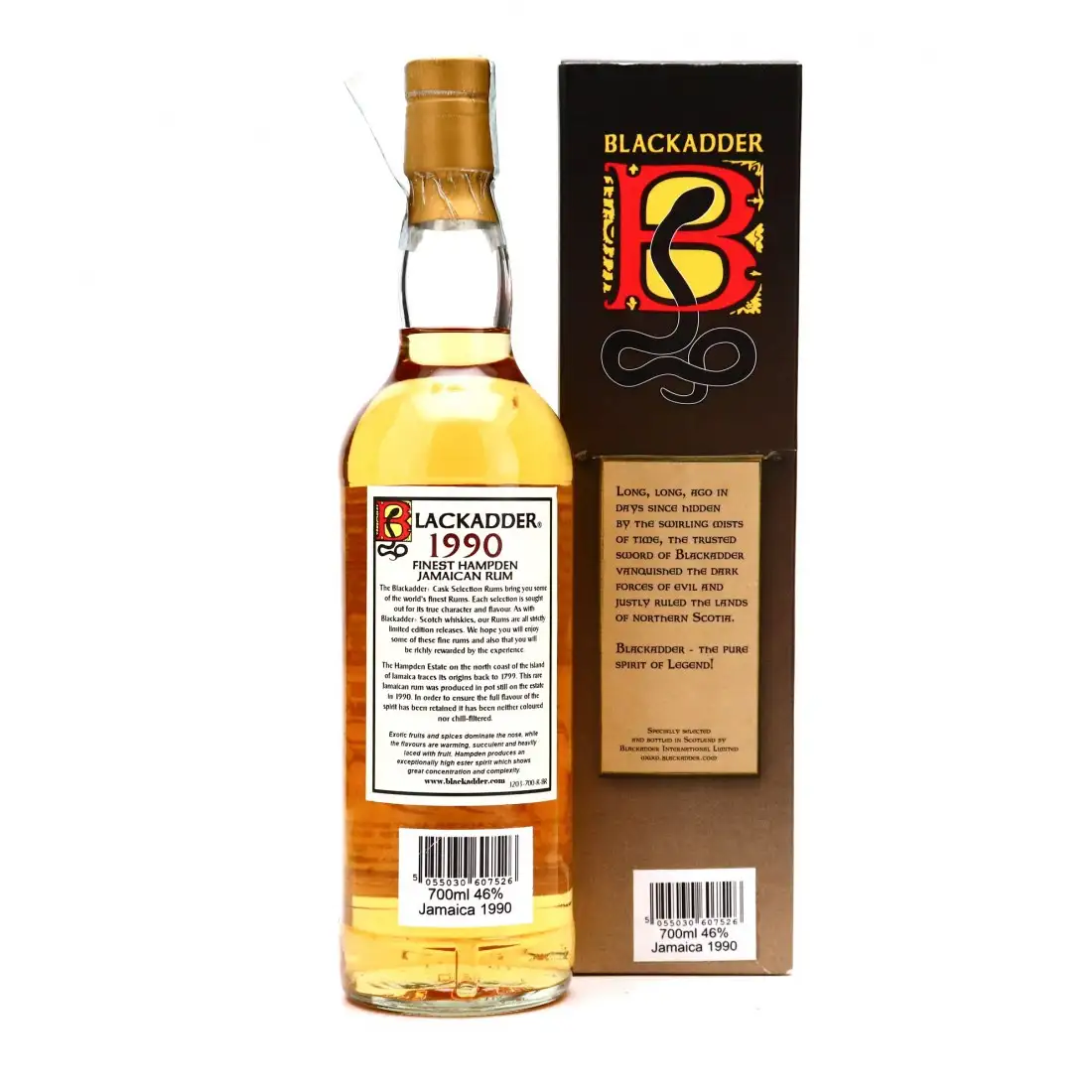 High resolution image of Blackadder Hampden Cask Selection Rum C<>H 1990
