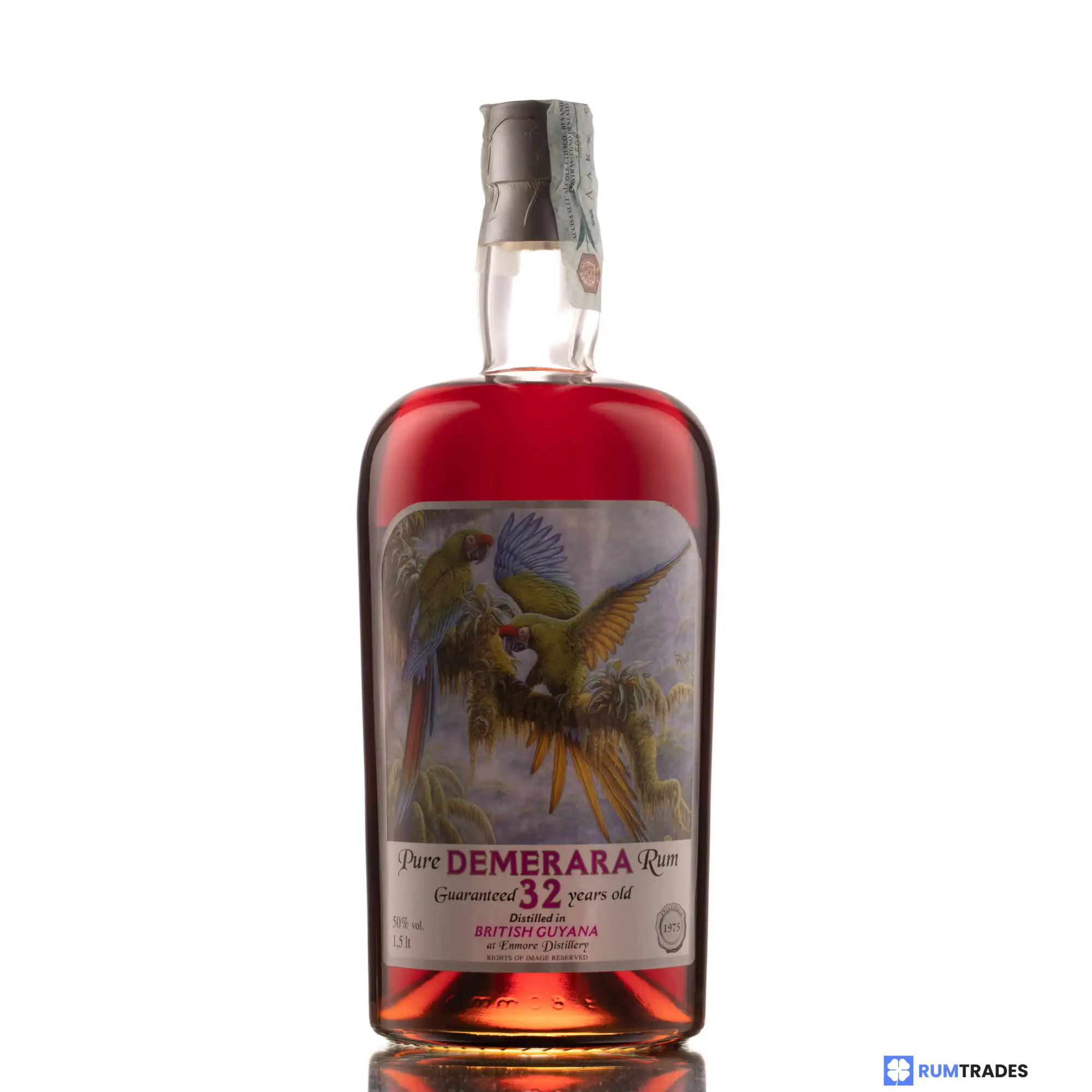 Image haute résolution de Silver Seal Enmore Demerara Rum Magnum 1975