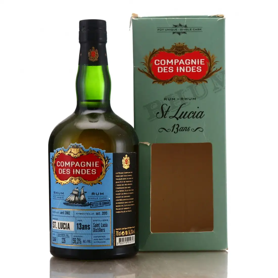 Bottle of CDI St. Lucia (Bottled for Denmark) 2002