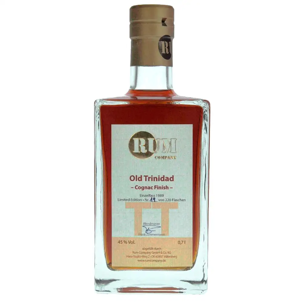 Bottle of Rum Company Old Trinidad TT 1989