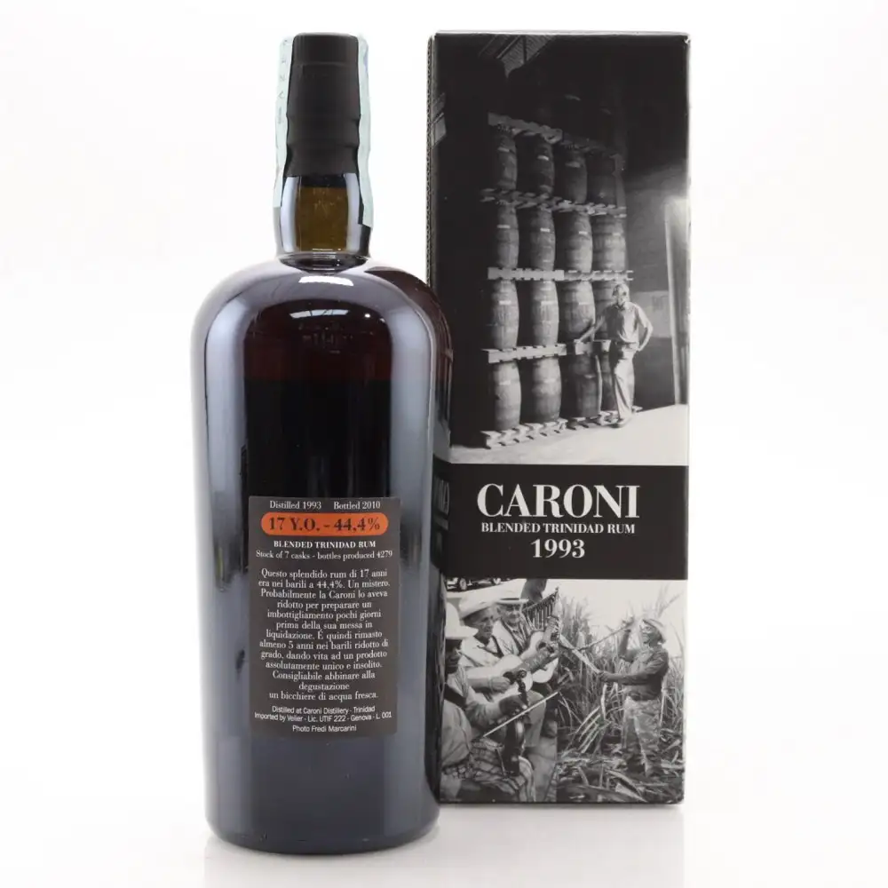 High resolution image of Velier Caroni Blended Trinidad Rum 1993