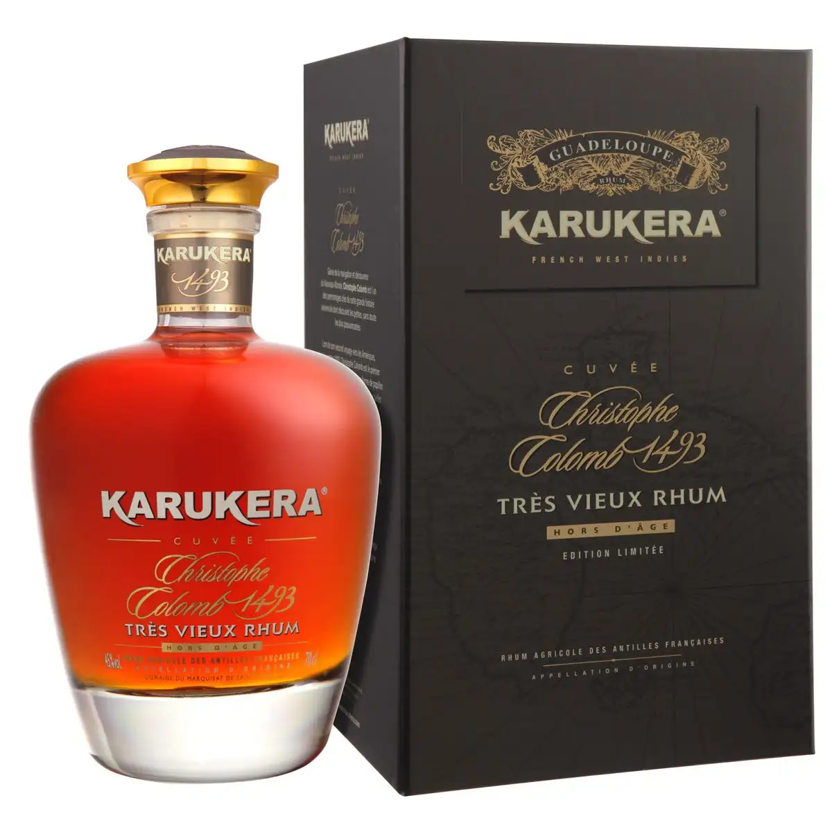 Bottle of Karukera Cuvée Christophe Colomb 1493 Hors d‘Age