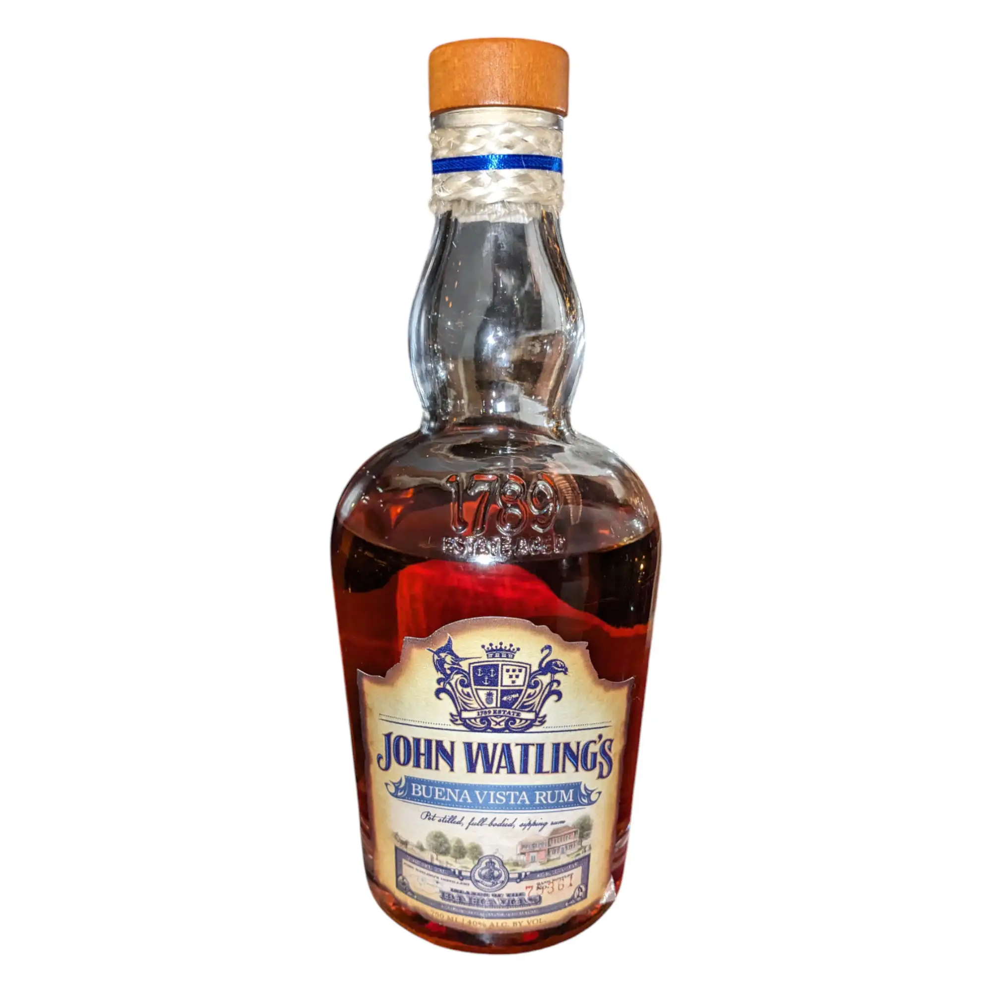 Bottle of John Watling’s Distillery Buena Vista Rum