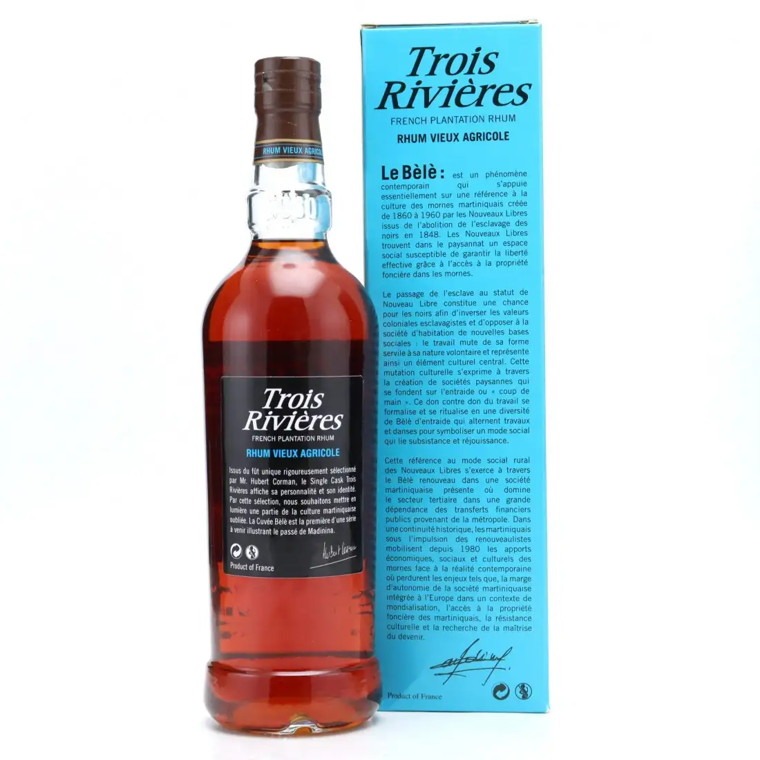 Hochauflösendes Bild von Corman Collins Trois Rivières Cuvée Bèlè 2005