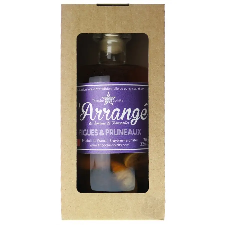 Bottle of Tricoche Spirits L’Arrangé Figues & Pruneaux